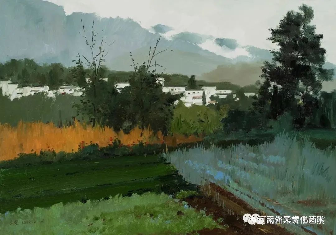 贴近东方人的心灵——著名画家刘杰布面油画作品雅赏