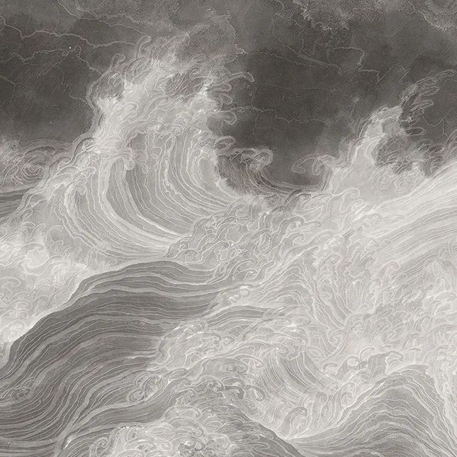 水的突围，著名画家王牧羽受邀参展“叠浪——中国水墨艺术新景观”画展