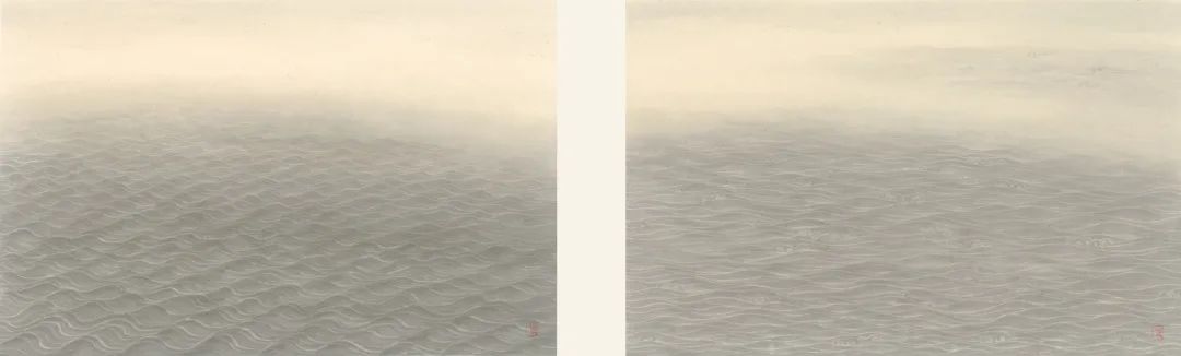 水的突围，著名画家王牧羽受邀参展“叠浪——中国水墨艺术新景观”画展