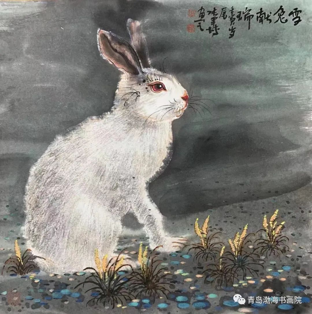 前“兔”似锦——著名画家张军博生肖兔作品雅赏
