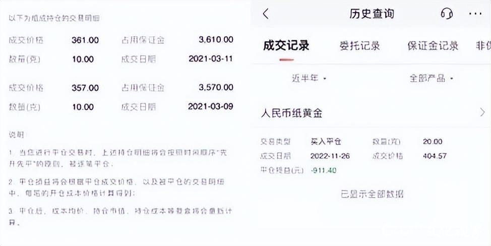 招商银行多位用户的贵金属账户被强制平仓，致用户出现亏损