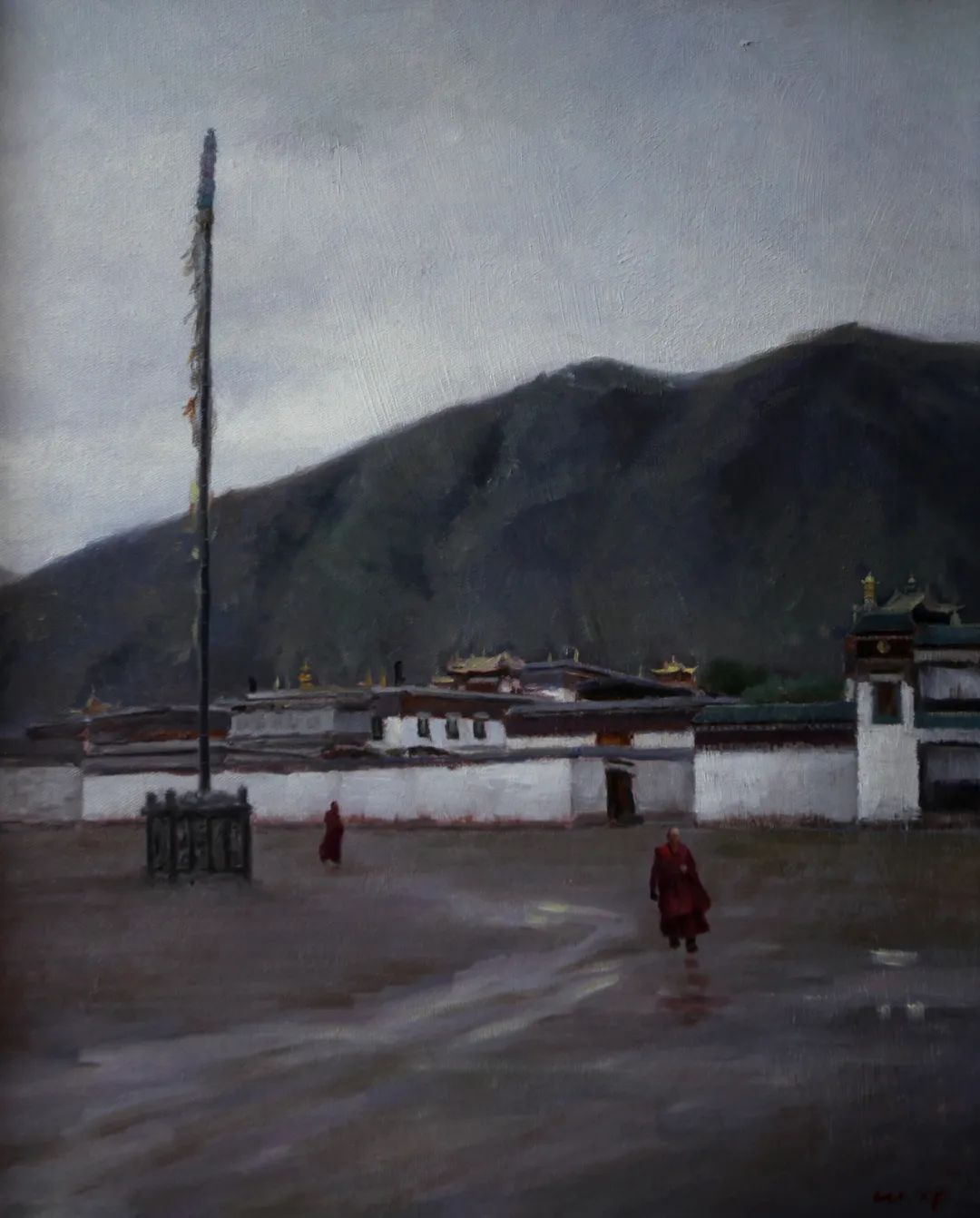 喧嚣中的沉静——著名画家王雪峰笔下质朴、平和的美