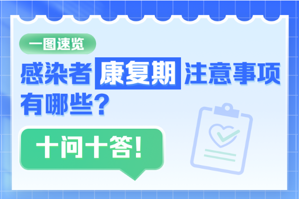 新冠病毒感染者康复期注意事项十问答