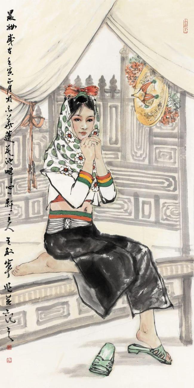 大象无形——著名画家王利军以精品日历展现“海的女儿”的绰约风姿