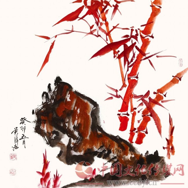 绘四时山水花鸟，寓自然生活妙趣——著名画家吴泽浩挥毫泼墨喜迎兔年新春