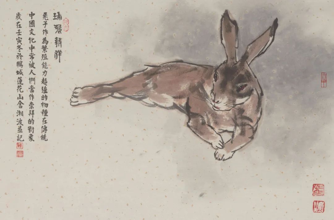 玉兔东升 银辉万里，“兔飞猛进——陈湘波生肖作品公益展”明日在深圳开展