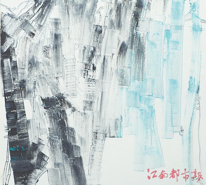 “直觉与形式——马志明油画作品展”亮相南昌千年时间艺术中心