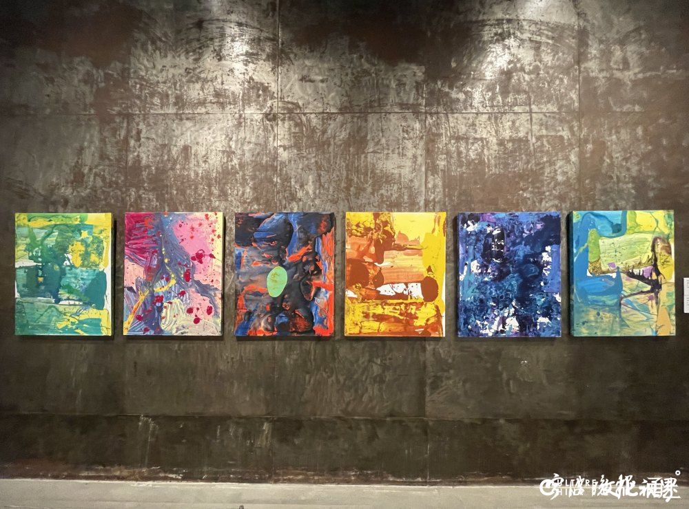 感受治愈的艺术，“谁持彩练当空舞——李磊艺术展”正在宁波展出
