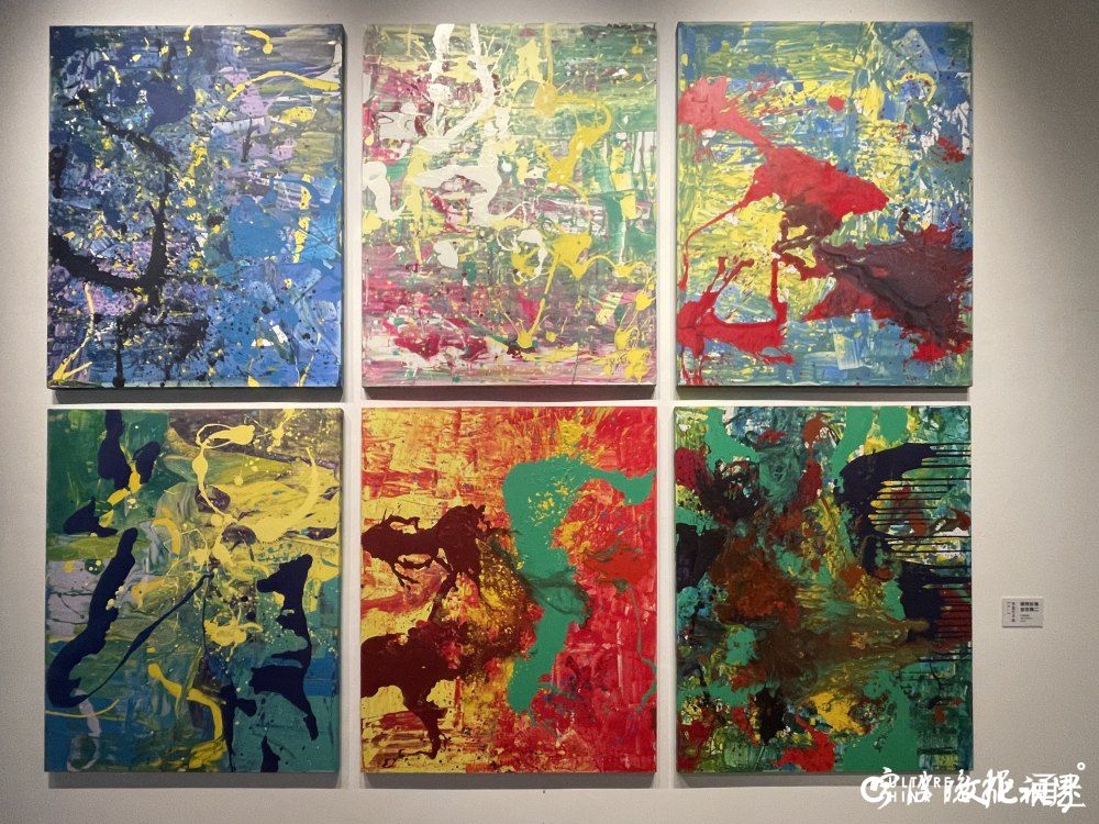 感受治愈的艺术，“谁持彩练当空舞——李磊艺术展”正在宁波展出