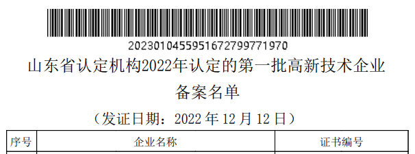 开创集团获评2022年度“山东省大数据企业50强”等多项荣誉