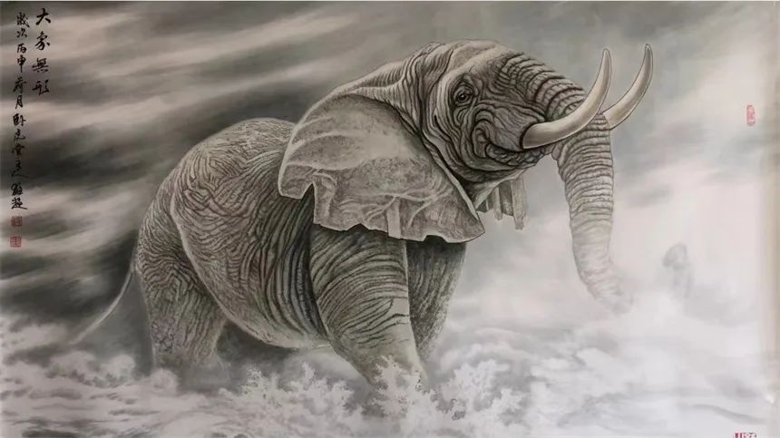著名画家吕维超应邀参加“大象无形·大家气象——2023名家书画迎春展”