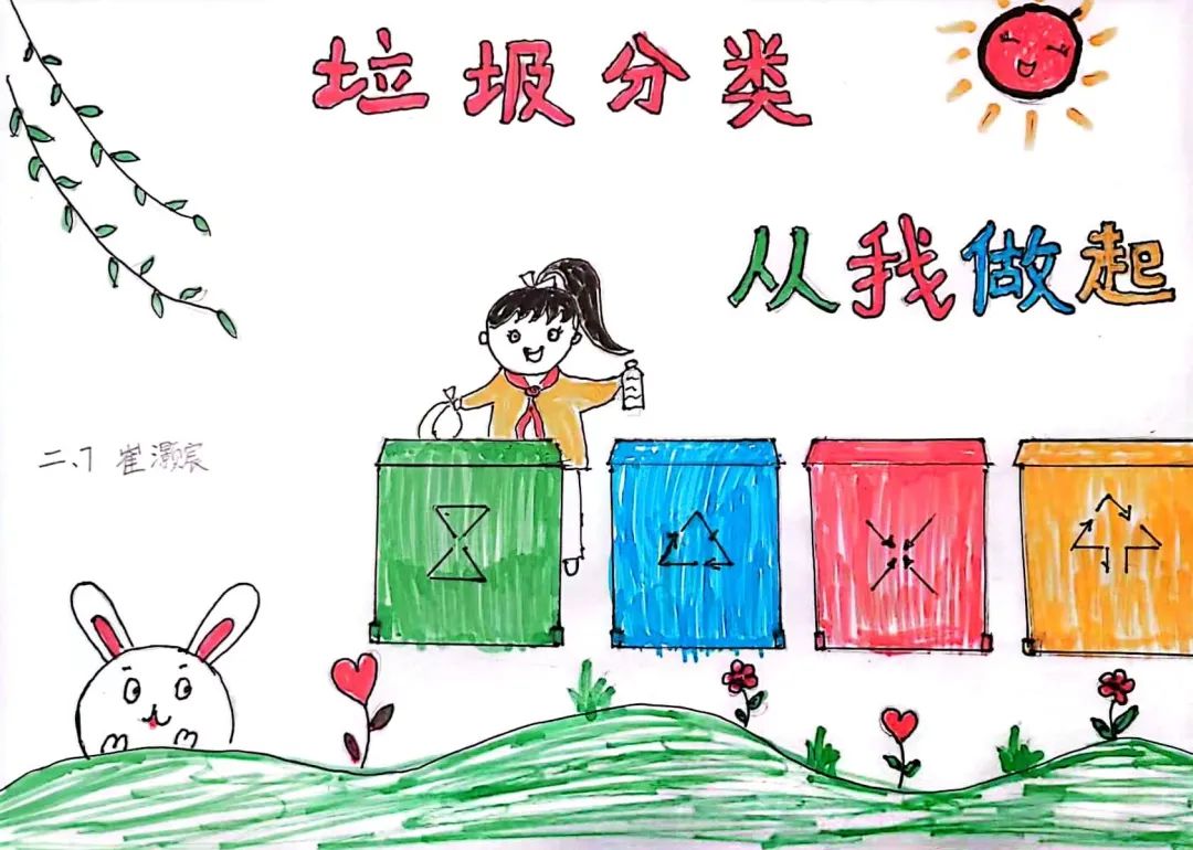 践行绿色生活理念，济南高新区汉峪小学二年级开展垃圾分类主题活动