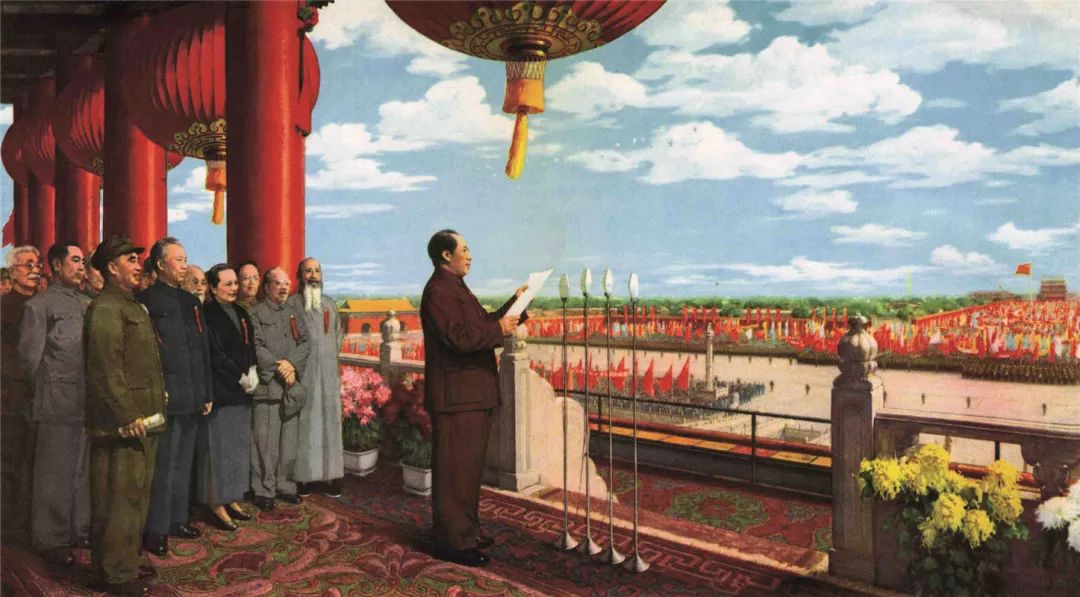 中央美院教授唐勇力忆述，开国大典巨制《新中国诞生》创作背后的故事