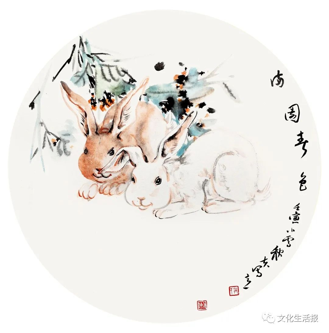 著名画家张永海：兔毫蘸彩，卯兔迎春