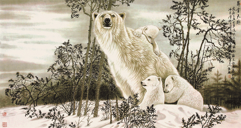 著名画家吕维超：工笔花鸟画“图式”的艺术之美