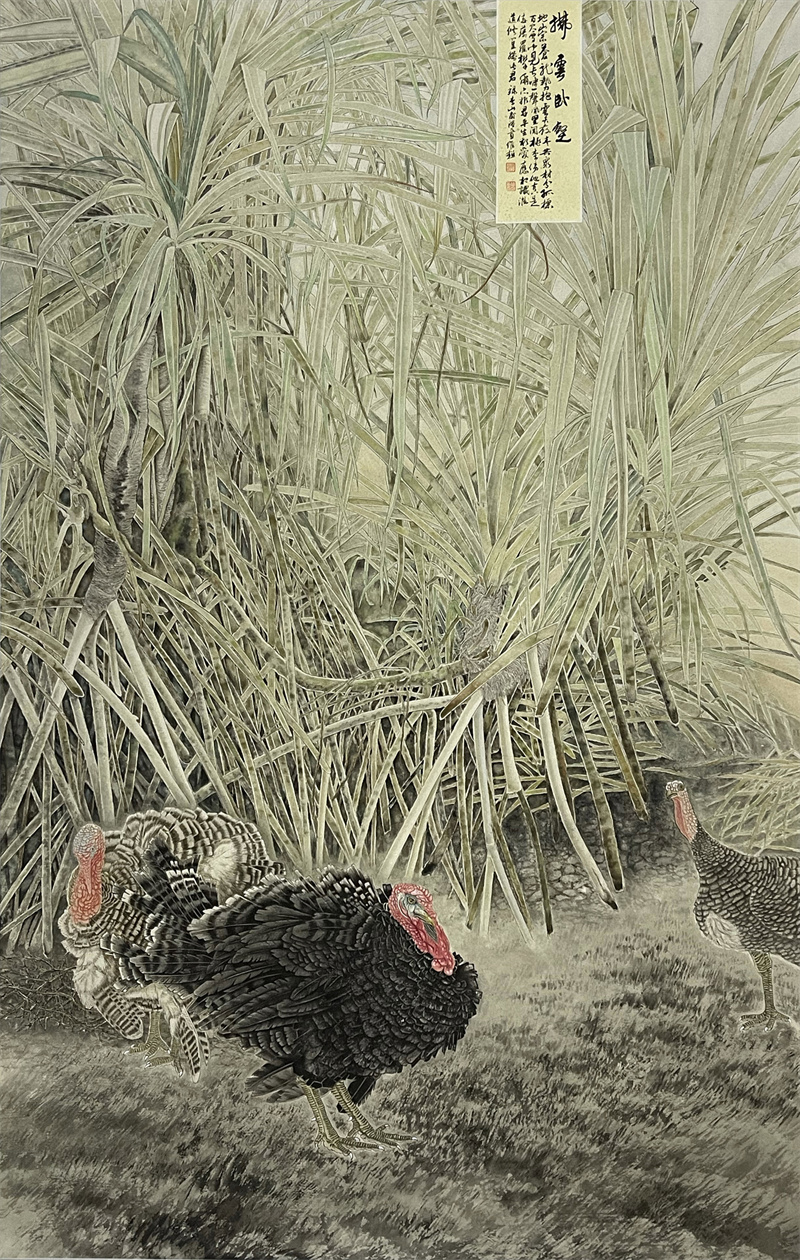 著名画家吕维超：工笔花鸟画“图式”的艺术之美