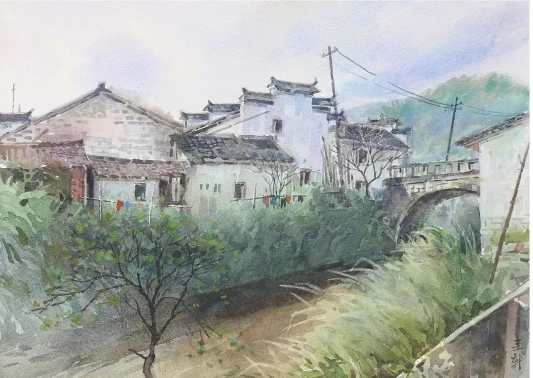 “诗意的栖居——熊建新小幅水彩画展”在江西鹰潭美术馆开展