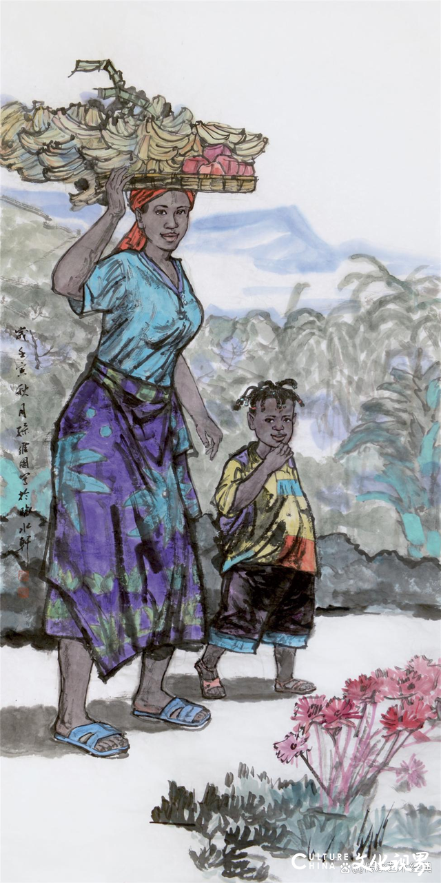 一方水土一方情——著名画家孙维国写生赞比亚的风景与人文