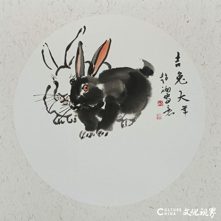 著名画家赵福：兔年画兔贺吉祥