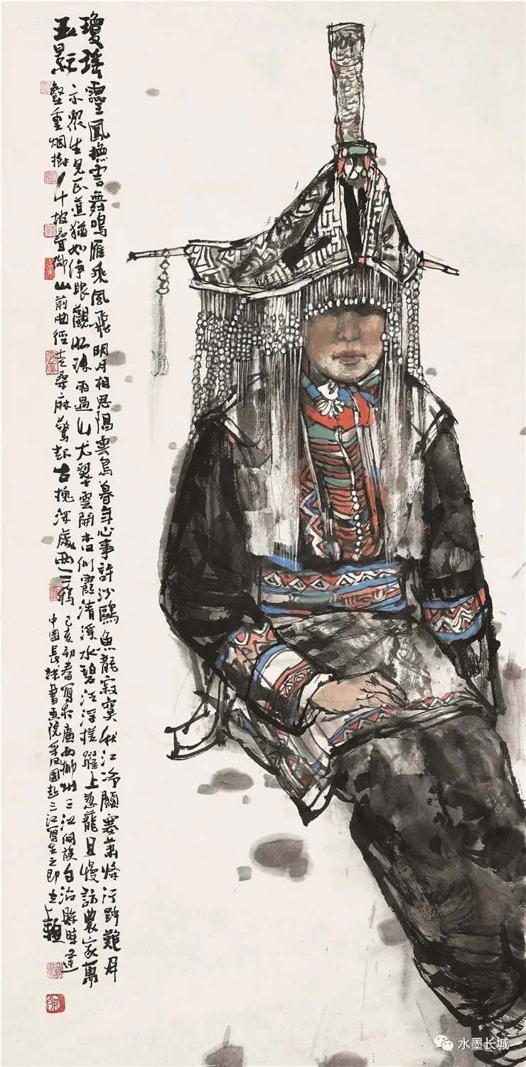 饱含真挚情怀，著名画家邹立颖生动描绘三江侗族“百家宴”