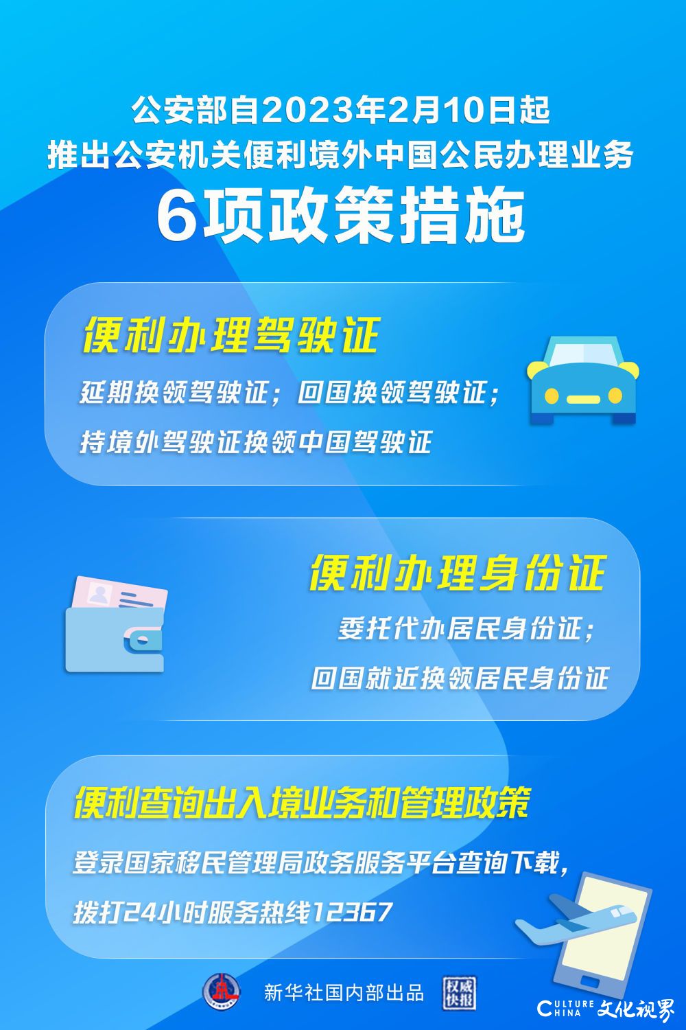 “延期办” “委托办”，公安部推出6项措施便利境外中国公民办理业务
