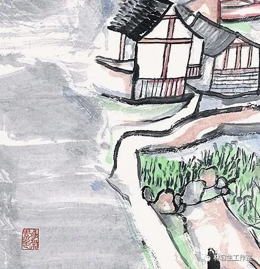 青山收笔底，绿水涌毫端——著名画家林容生创作《山水间那些树》