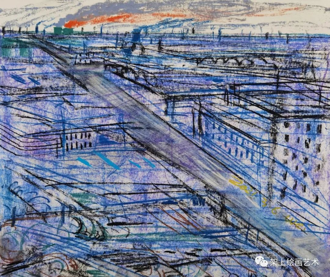 在都市街头，看八零后油画家韦宇朋充满时代气息的“涂鸦”
