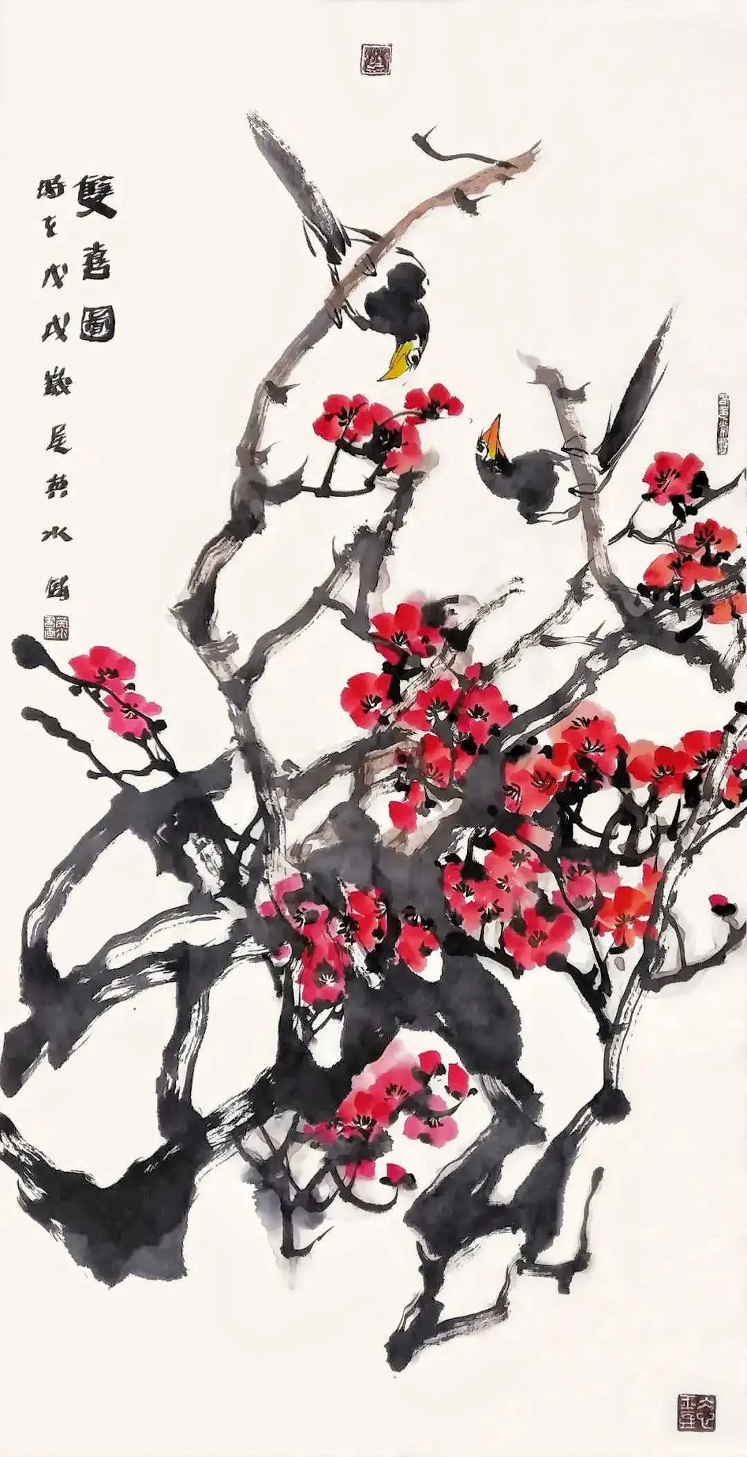 百般红紫斗芳菲，著名画家赵英水应邀参展“癸卯新相——庆新春书画名家网络邀请展”