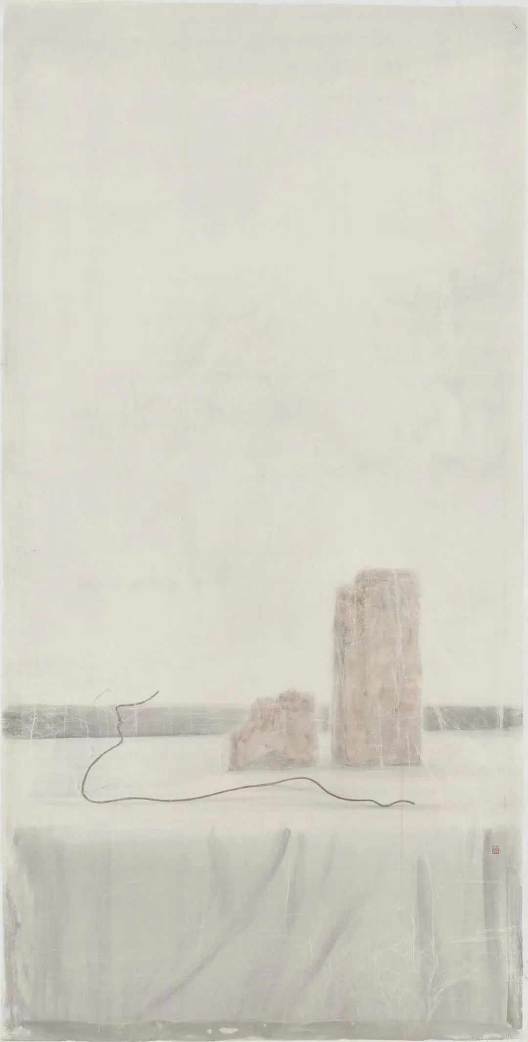携《紫气浮关》，著名画家刘明波应邀参展“天地之间——中国当代水墨的传统与再现”新疆双年展