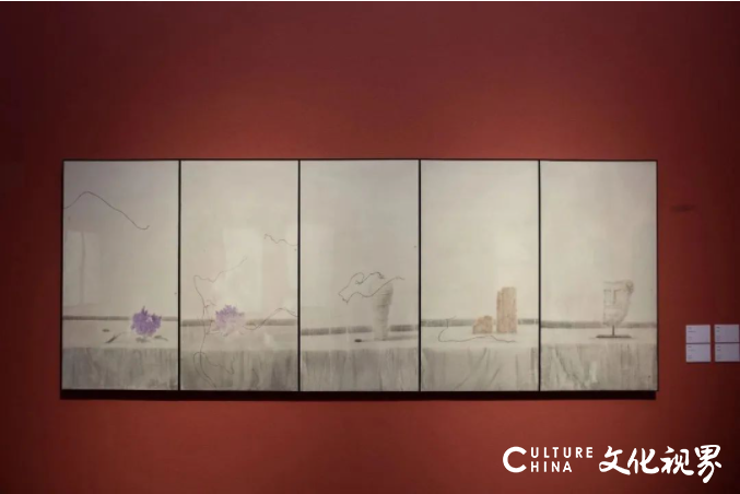 携《紫气浮关》，著名画家刘明波应邀参展“天地之间——中国当代水墨的传统与再现”新疆双年展