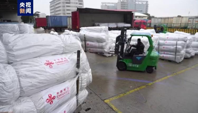 新一批中国政府援助物资运抵伊斯坦布尔