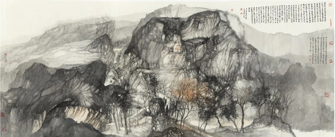 江山如画，著名画家王兴堂应邀参展“玉兔呈祥——中国当代书画名家迎春展”