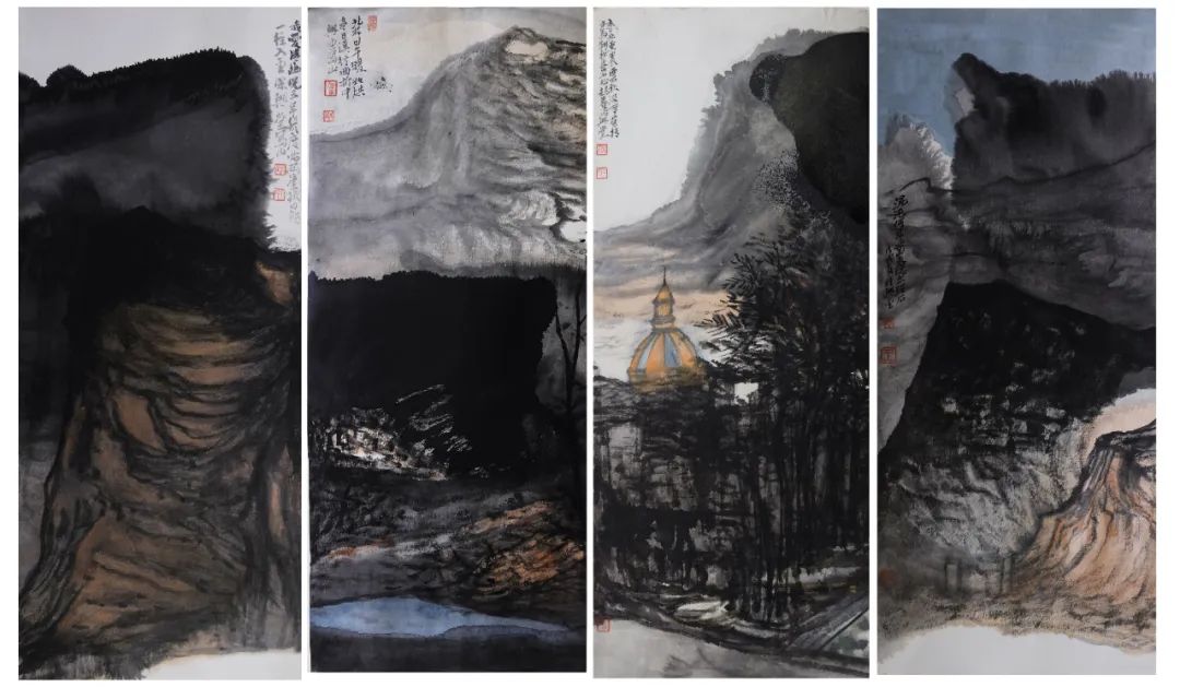 江山如画，著名画家王兴堂应邀参展“玉兔呈祥——中国当代书画名家迎春展”