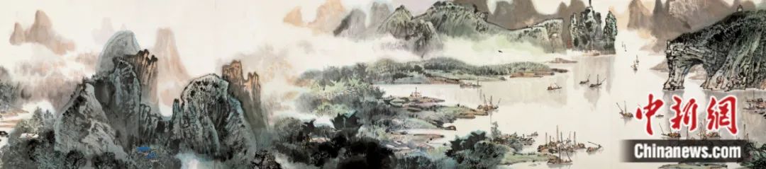 著名画家黄格胜：中国画《漓江百里图》为何被美国国会图书馆收藏？