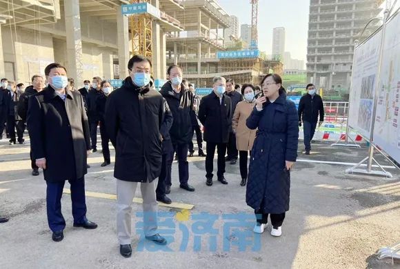 济南市新旧动能转换重点项目观摩团走进嘉林集团参建项目