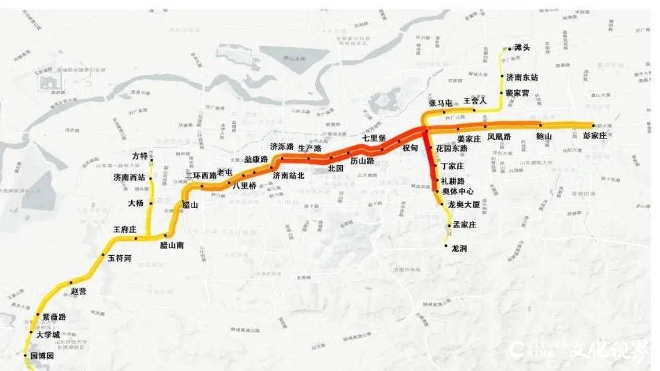 济南地铁乘车数据发布：3号线通勤特征明显，彭家庄站客流量最多