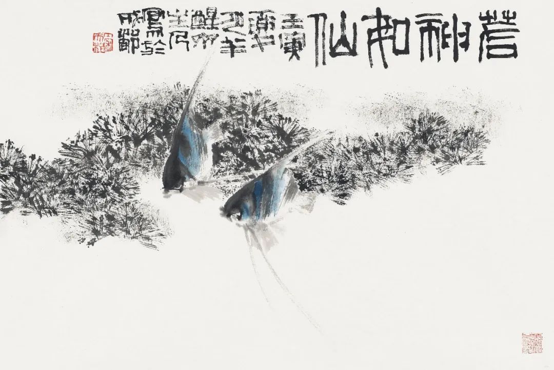 著名画家秦天柱的“吟游诗”：在清灵与简约中行走