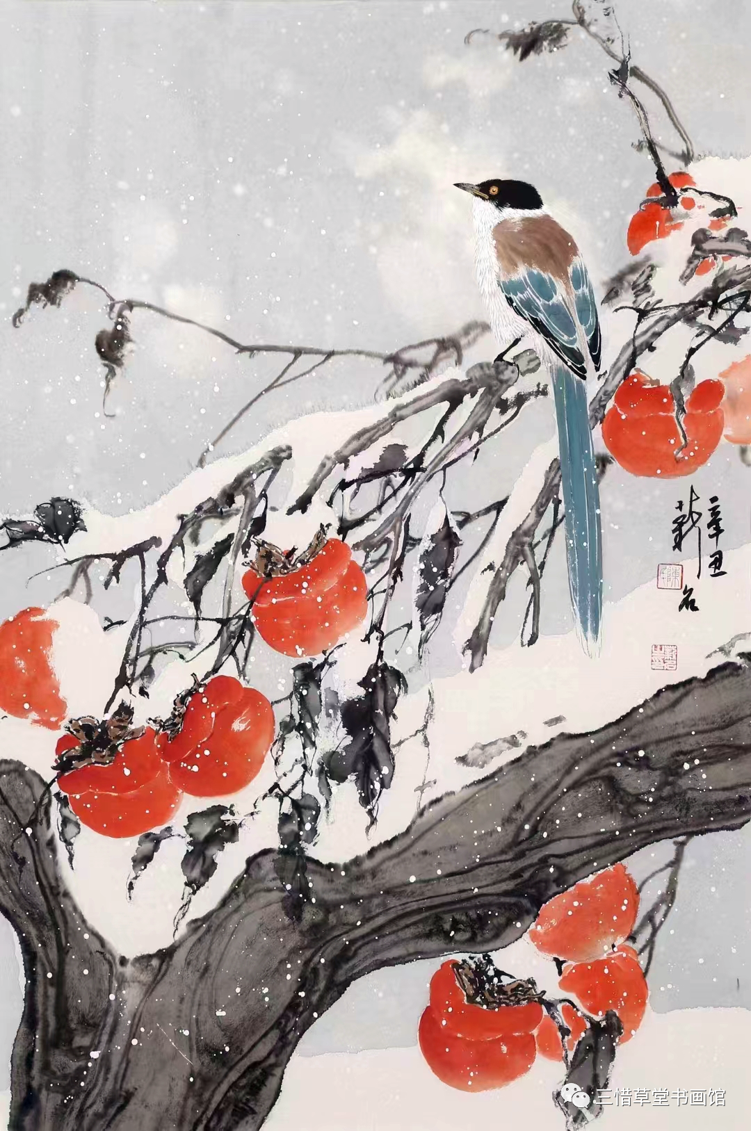 冰清玉洁  冷逸空寂——青年画家陈薪名雪景花鸟画品鉴