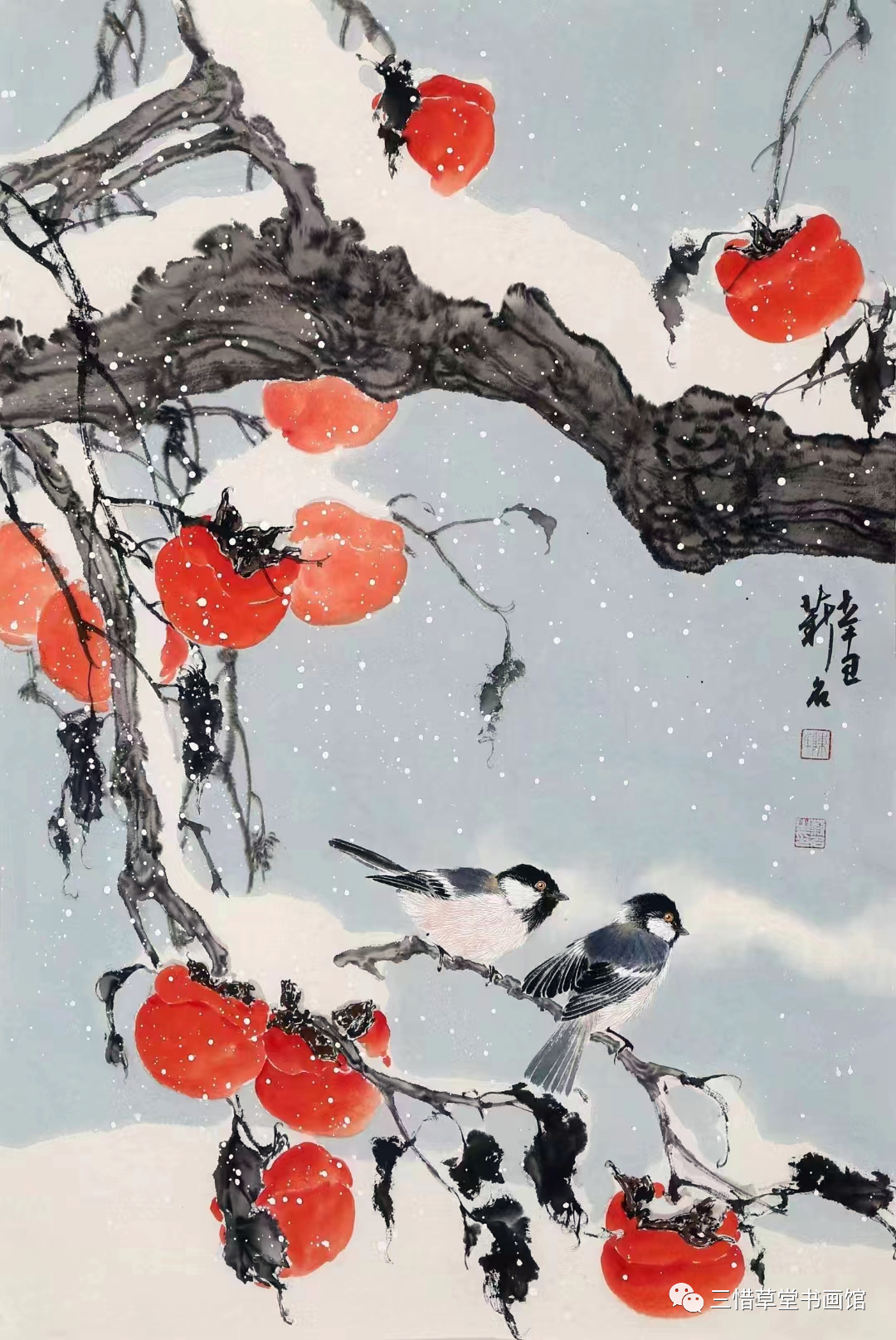 冰清玉洁  冷逸空寂——青年画家陈薪名雪景花鸟画品鉴