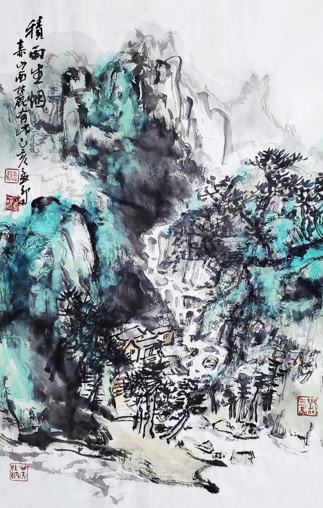 展岱岳雄风，著名画家孟鸣应邀参展“癸卯新相——庆新春书画名家网络邀请展”