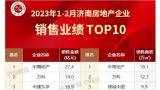 银丰地产集团荣登1-2月济南房地产企业销售业绩TOP5