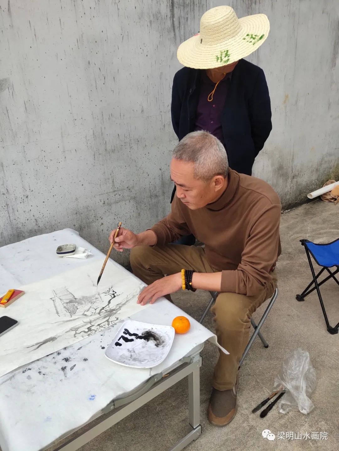 茶乡新韵——中国国家画院梁明山水高研班写生漳州平和县崎岭乡