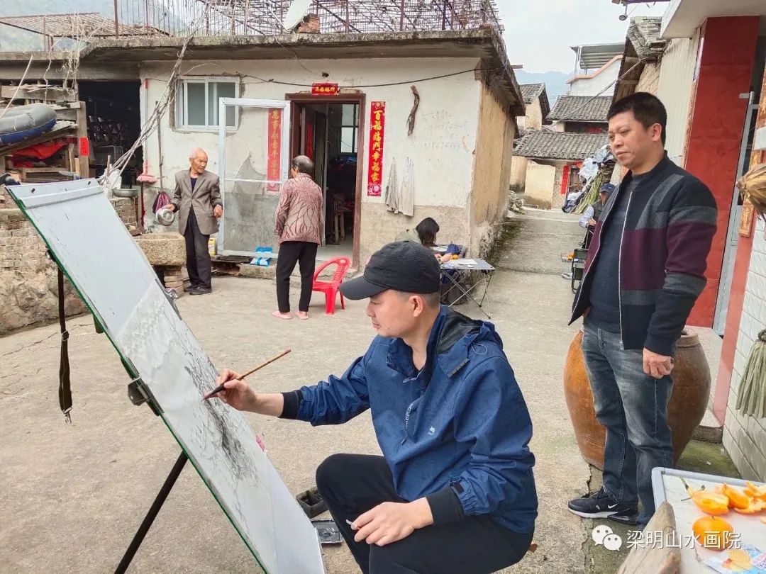 茶乡新韵——中国国家画院梁明山水高研班写生漳州平和县崎岭乡