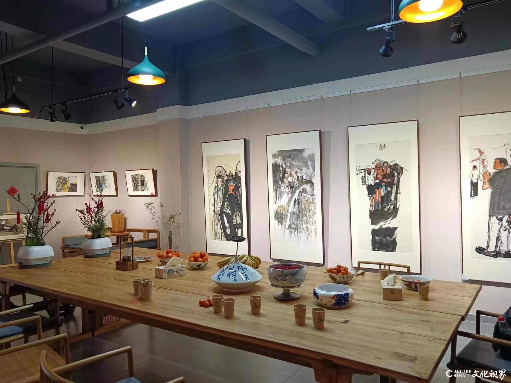 “惊蛰——何邦辉中国画小品展”今日上午在济南隆重开幕