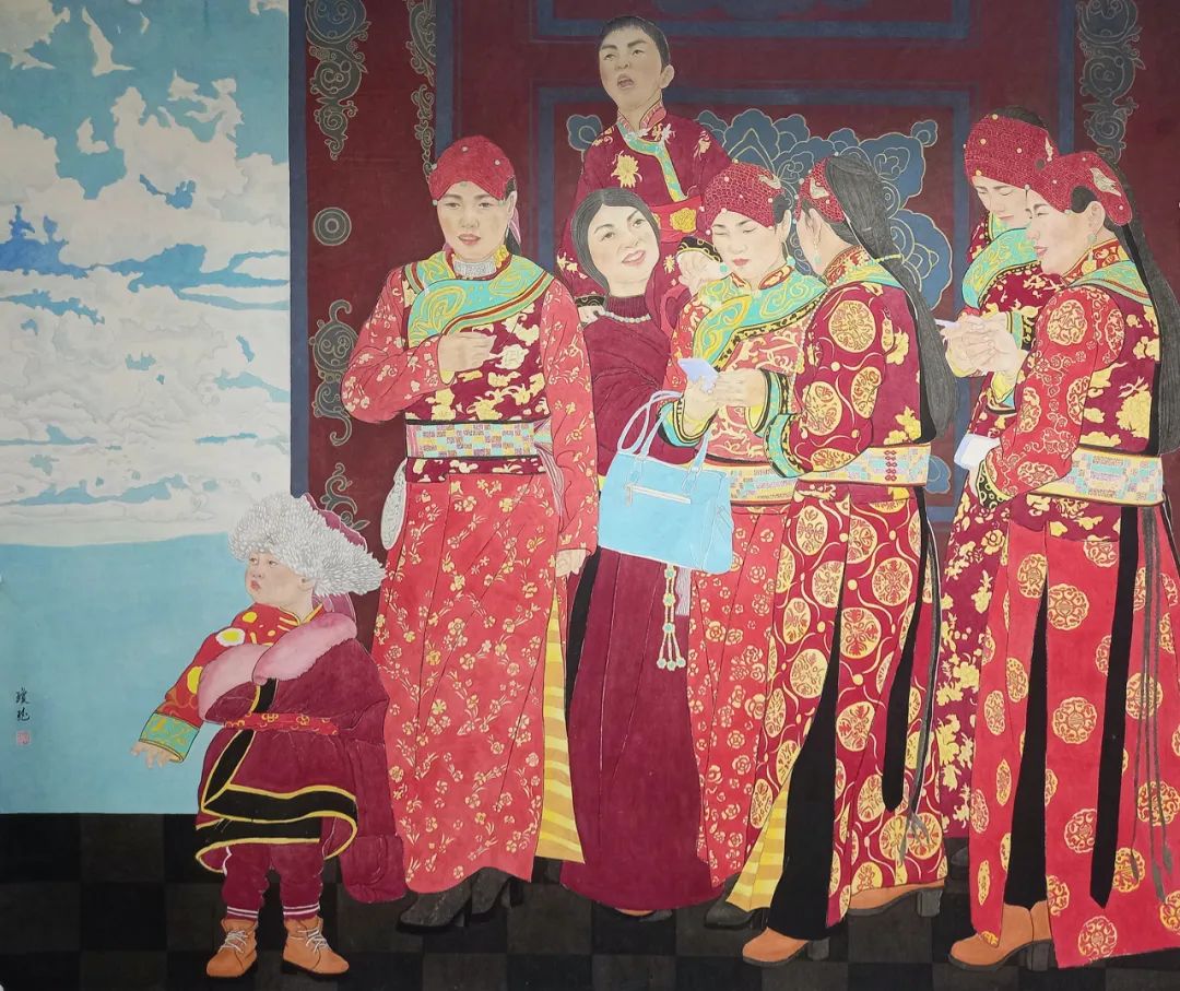 “多彩·2023——第七届全国女画家作品展”在青岛盛大开幕