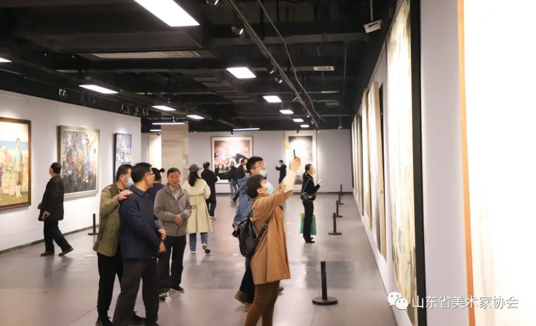 第五届山东省青年美术大展（临沂）巡展在临沂市美术馆开幕