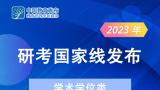 2023研考国家线发布