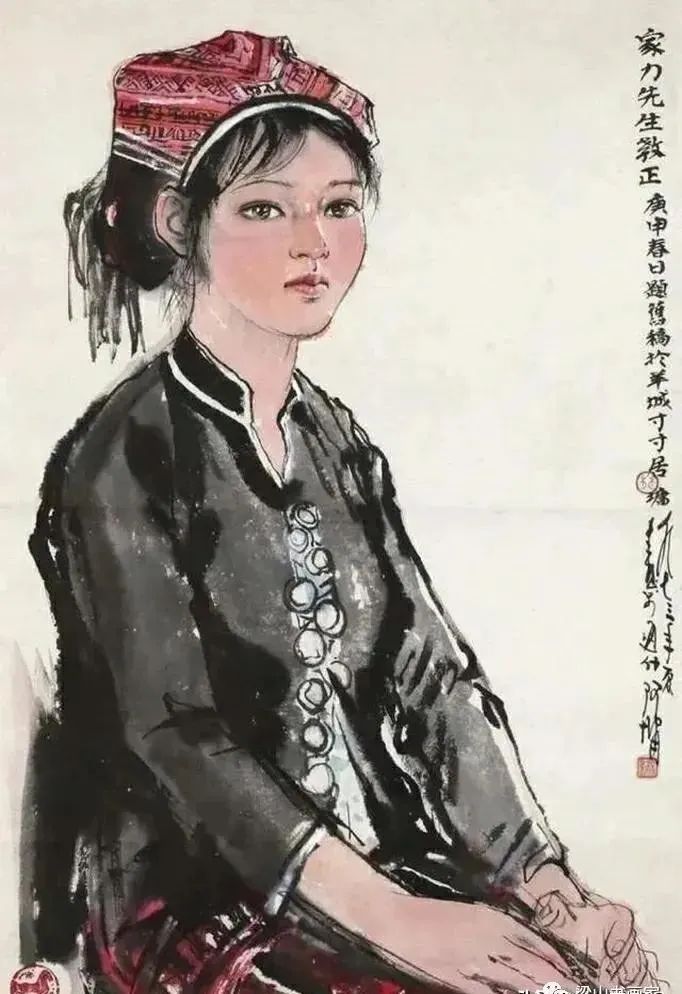 林墉画人物：诗画交融 “四写”绘心