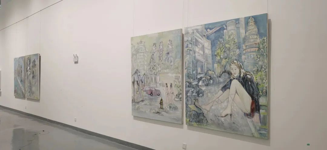 “白风景——刘春冰油画作品巡展”今日在海南师范大学开幕