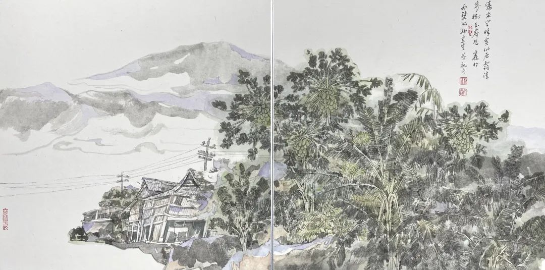 著名画家杨文森受邀参加“向黔行·中国画名家作品展”暨黔东南写生行